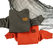 Embroidered PIGMENT Crewneck - Spooky Mama Little Mama Shirt Shop LLC