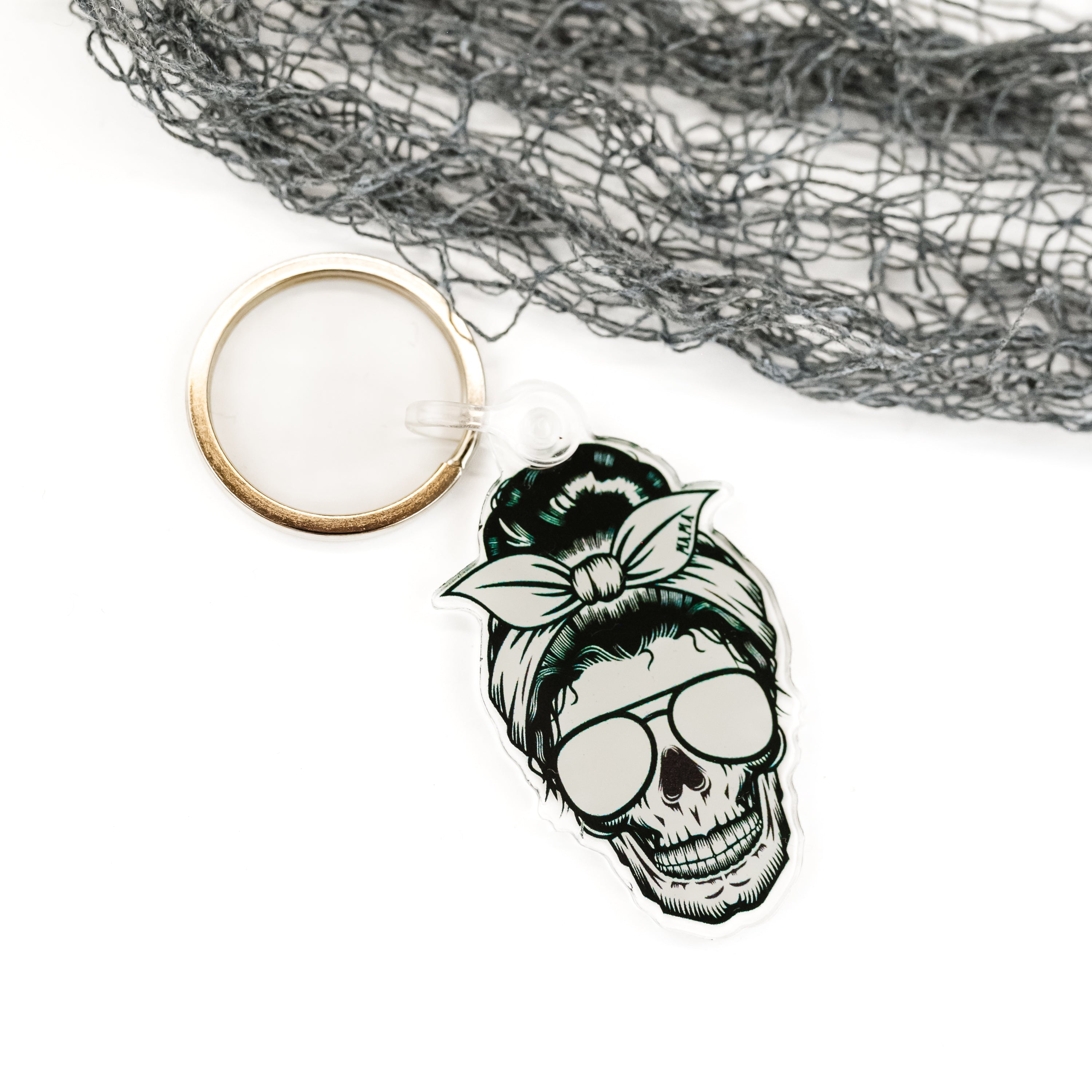 LMSS® KEYCHAIN - Mama Skull Little Mama Shirt Shop