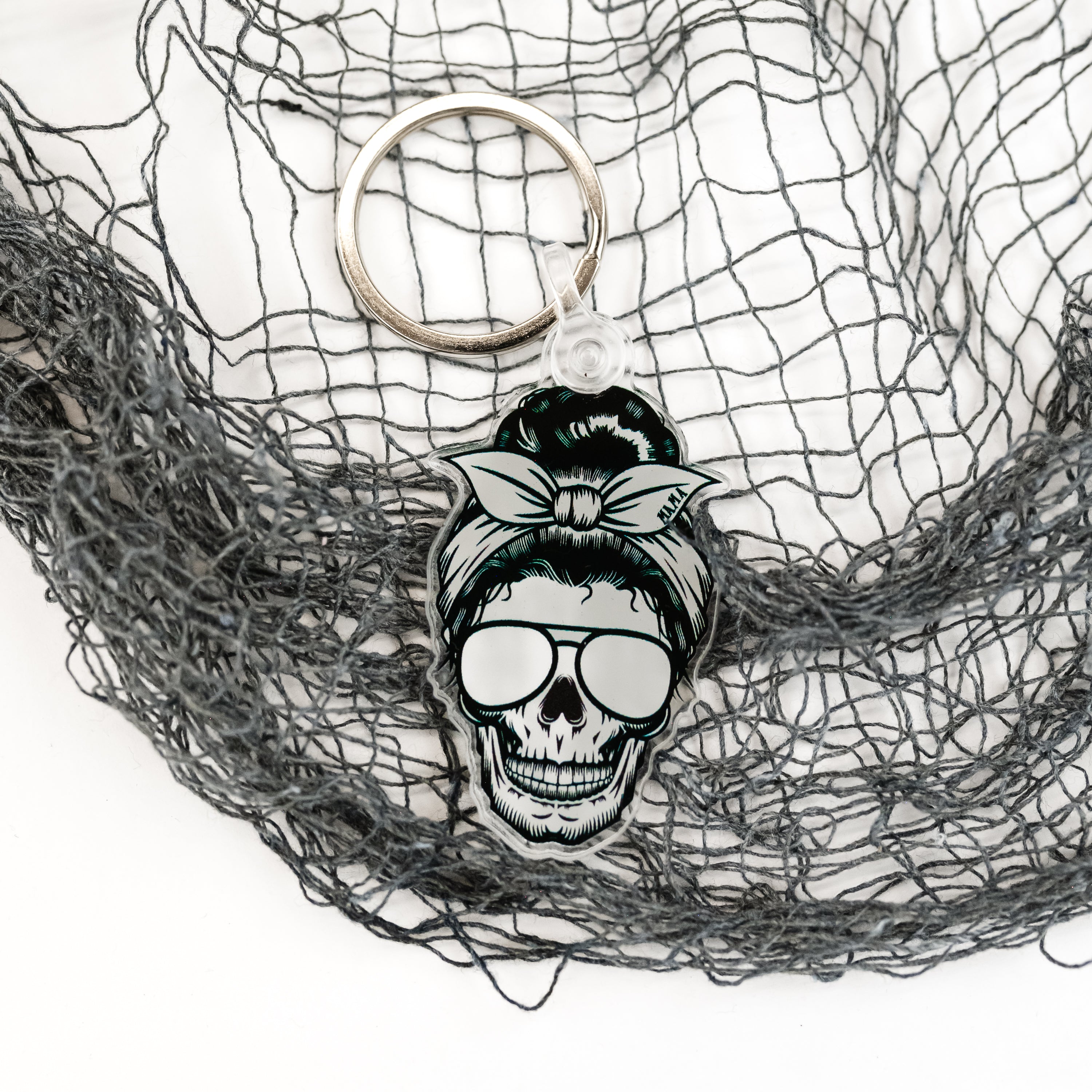 LMSS® KEYCHAIN - Mama Skull Little Mama Shirt Shop