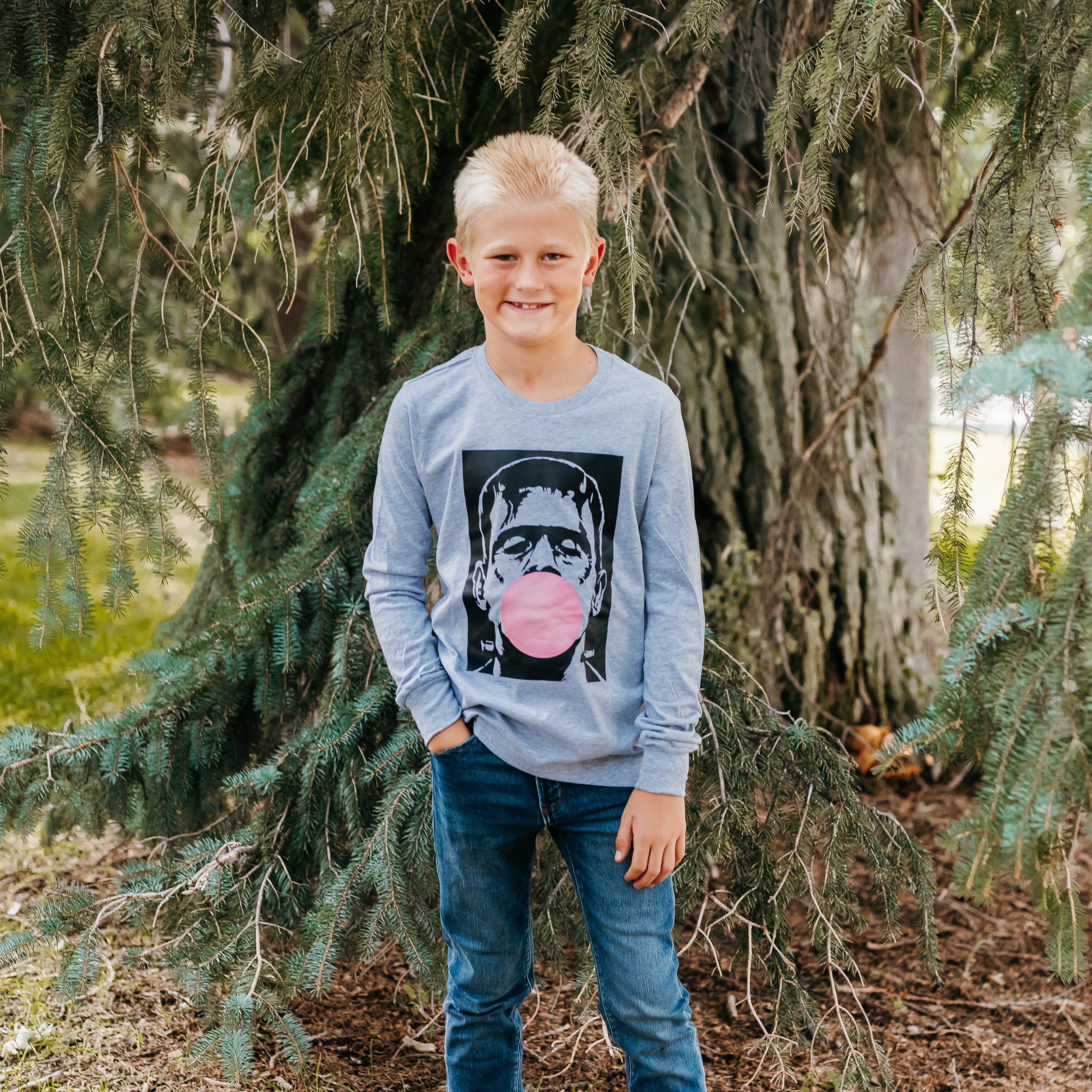 FRANK. - Long Sleeve Child Shirt Little Mama Shirt Shop