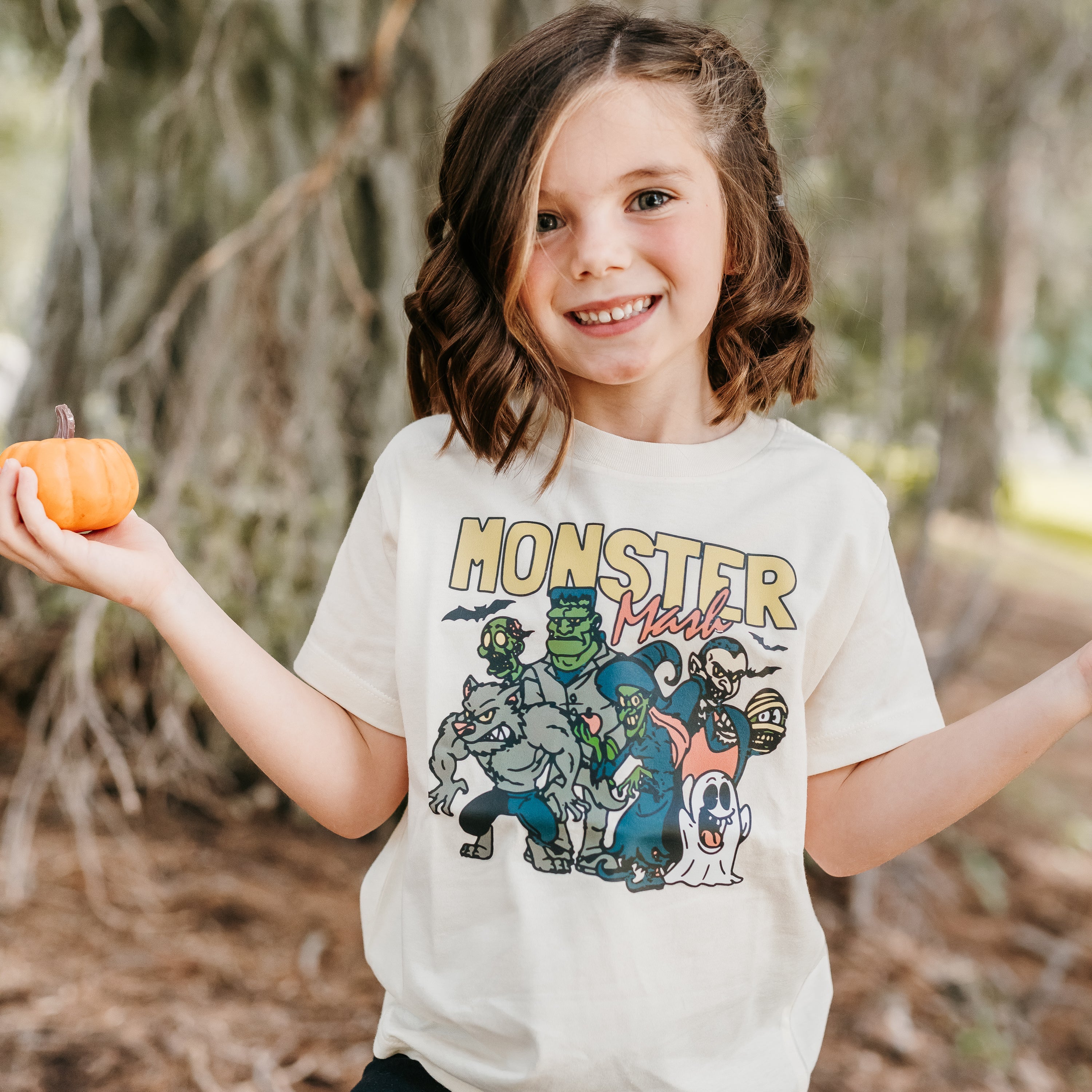 Monster Mash - Short Sleeve Child Shirt Little Mama Shirt Shop