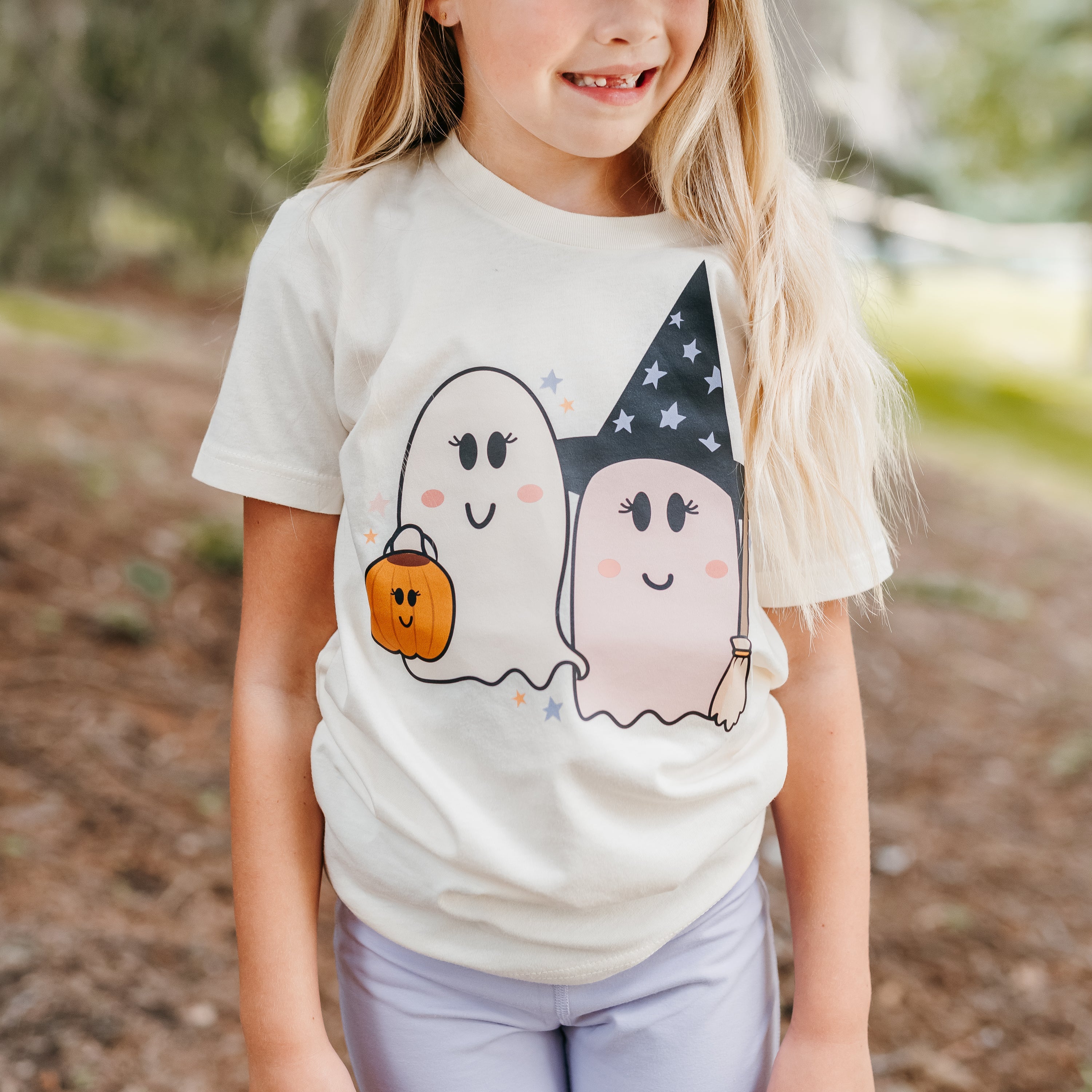 Ghosty Girls - Short Sleeve Child Shirt Little Mama Shirt Shop