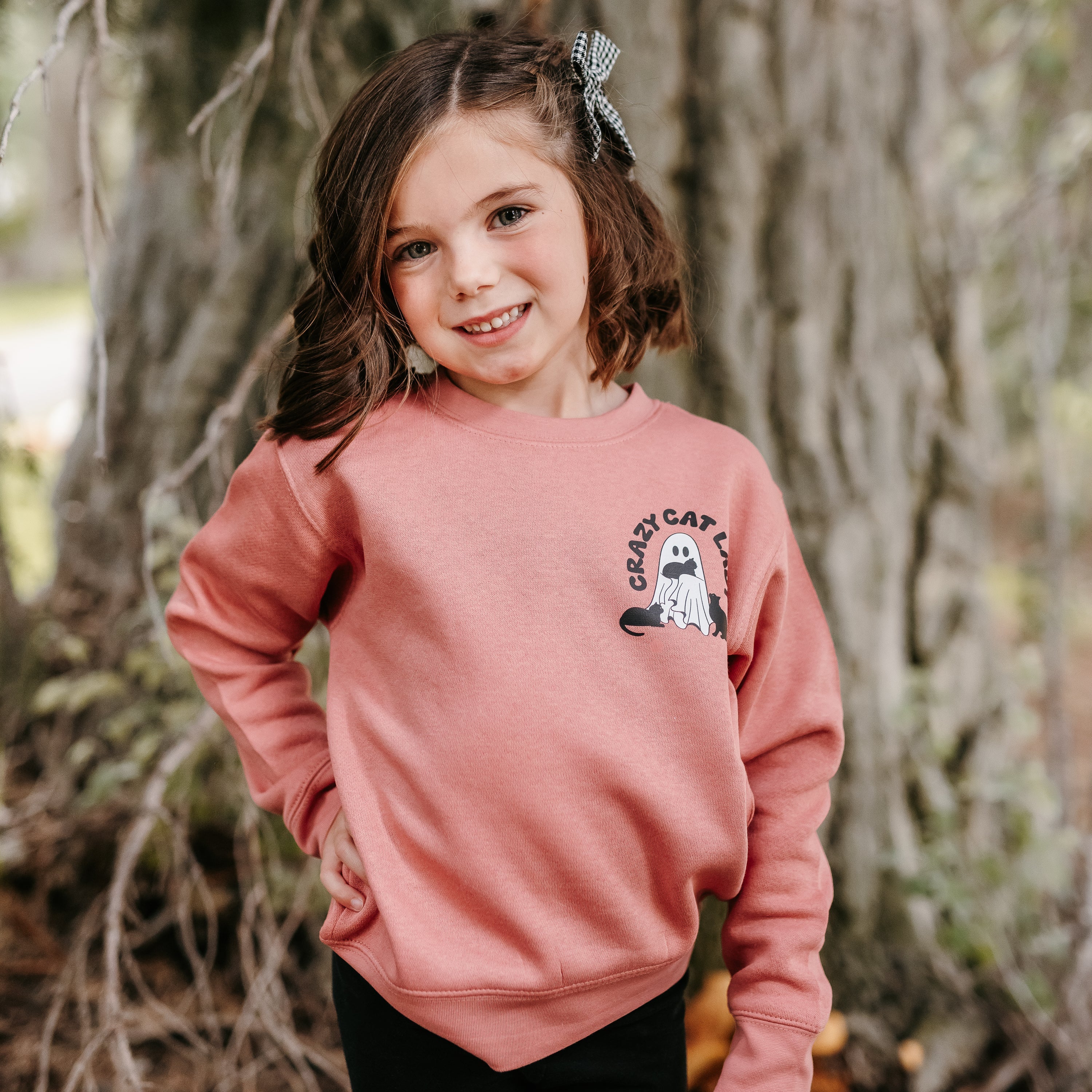 Crazy Cat Lady - POCKET DESIGN - Child Sweater Little Mama Shirt Shop