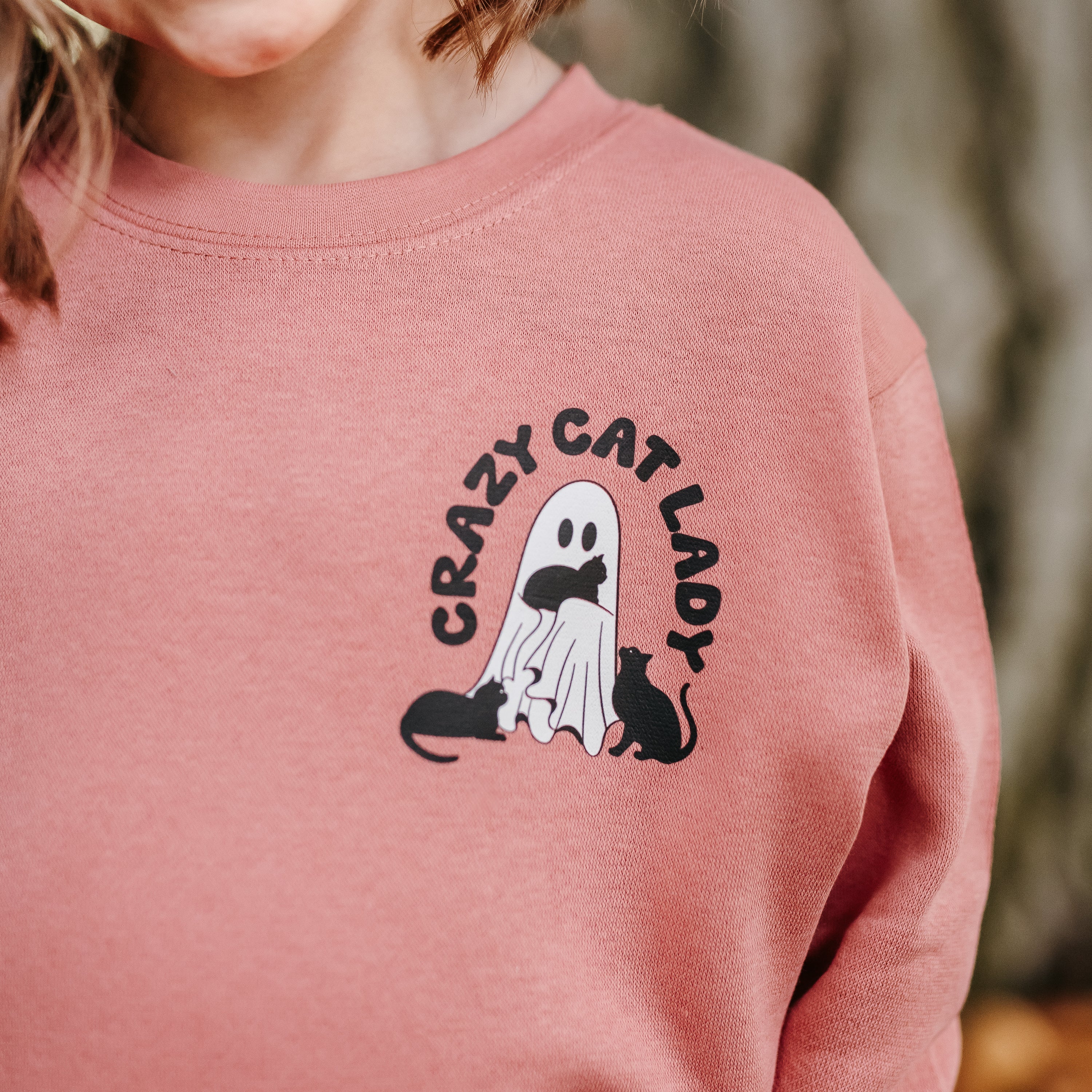 Crazy Cat Lady - POCKET DESIGN - Child Sweater Little Mama Shirt Shop