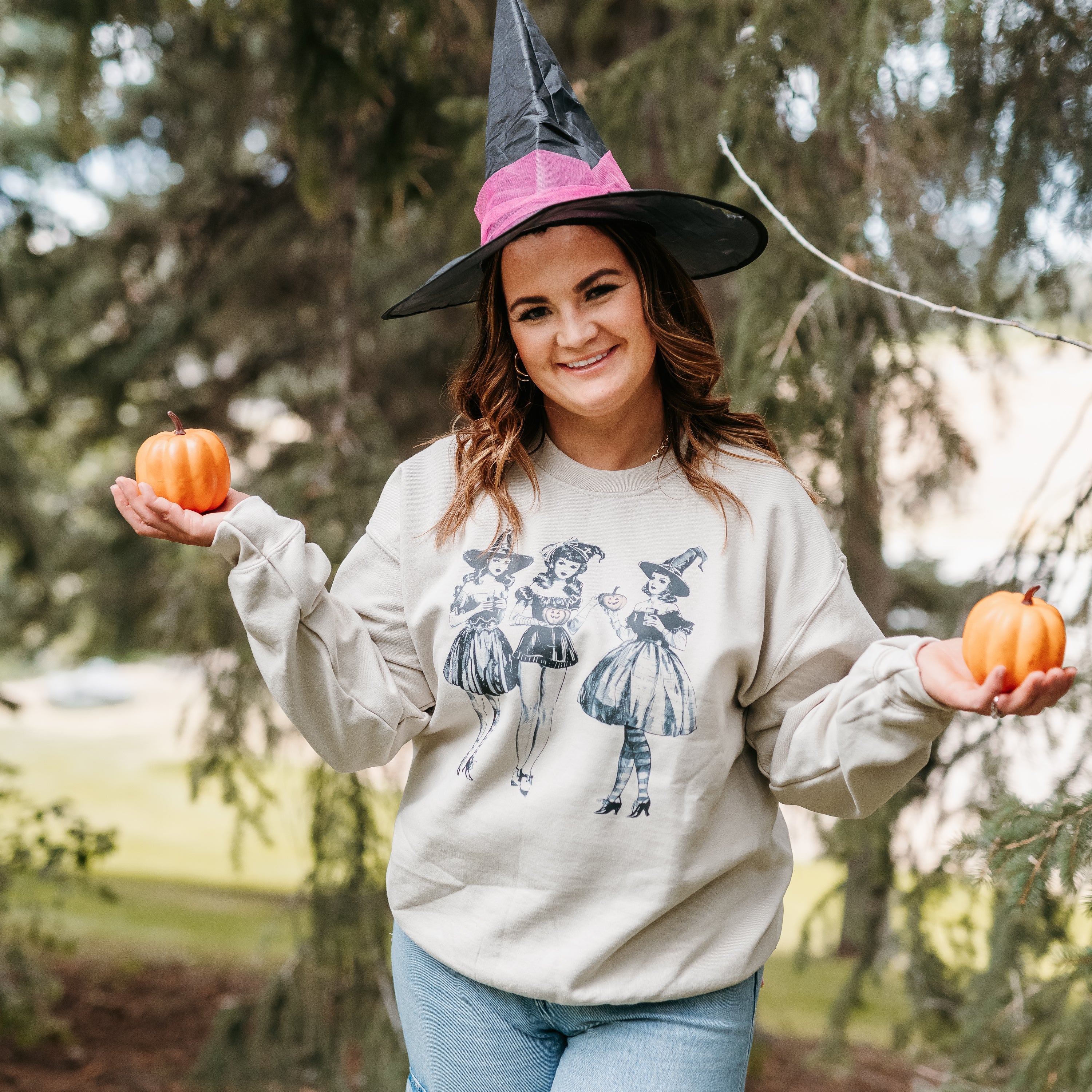 Classy Witches - Basic Fleece Crewneck Little Mama Shirt Shop LLC