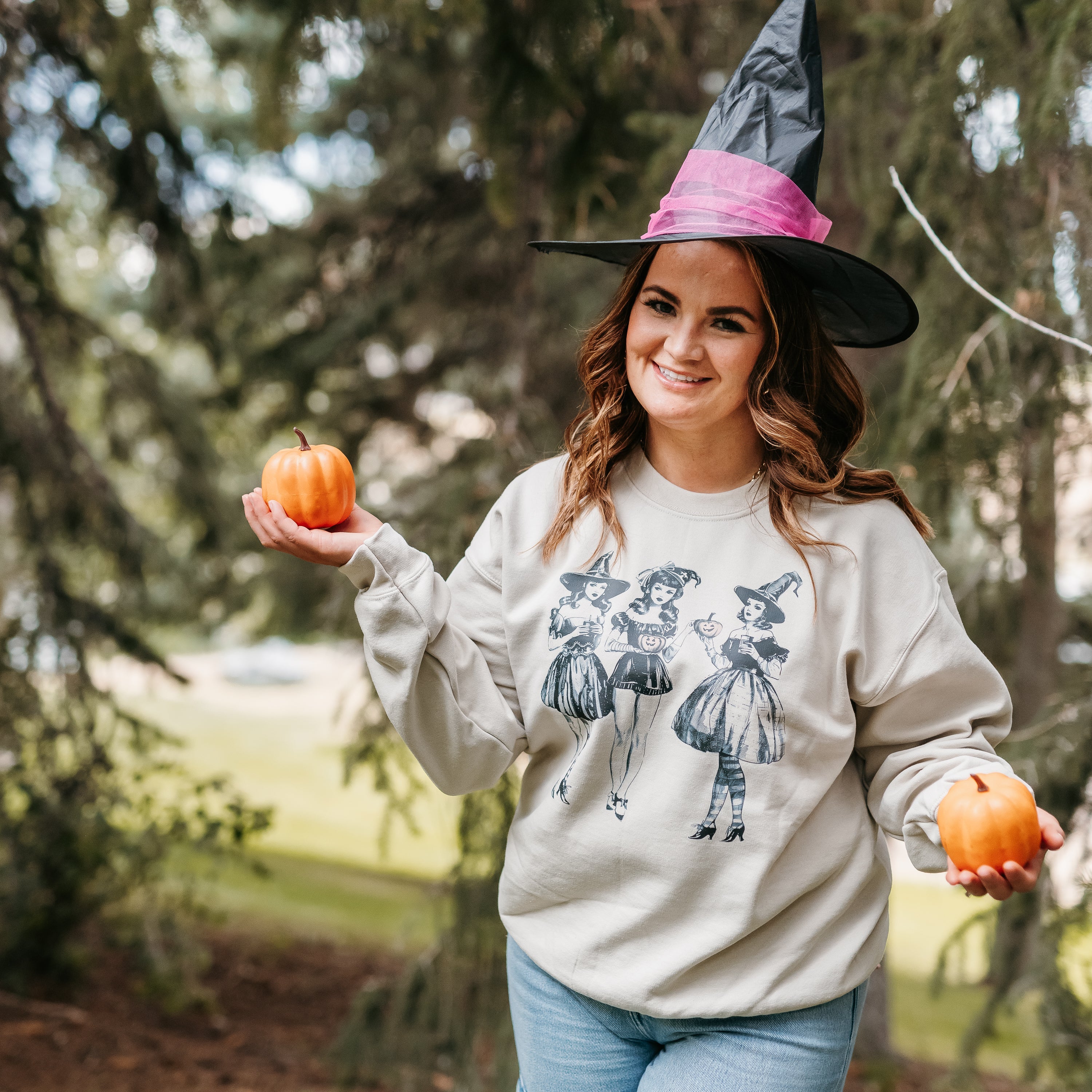 Classy Witches - Basic Fleece Crewneck Little Mama Shirt Shop LLC