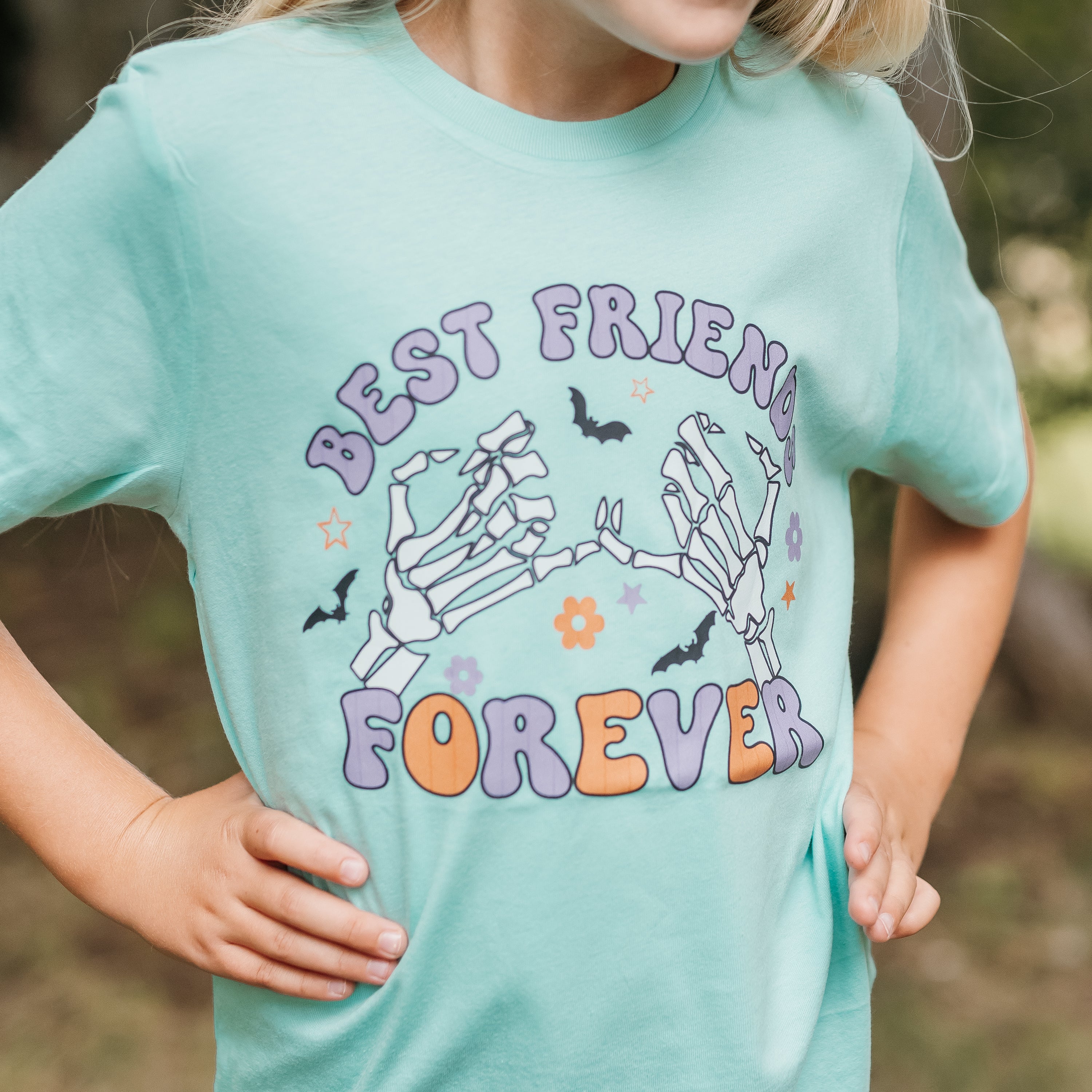 Best Friends Forever - Halloween - Child Tee Little Mama Shirt Shop