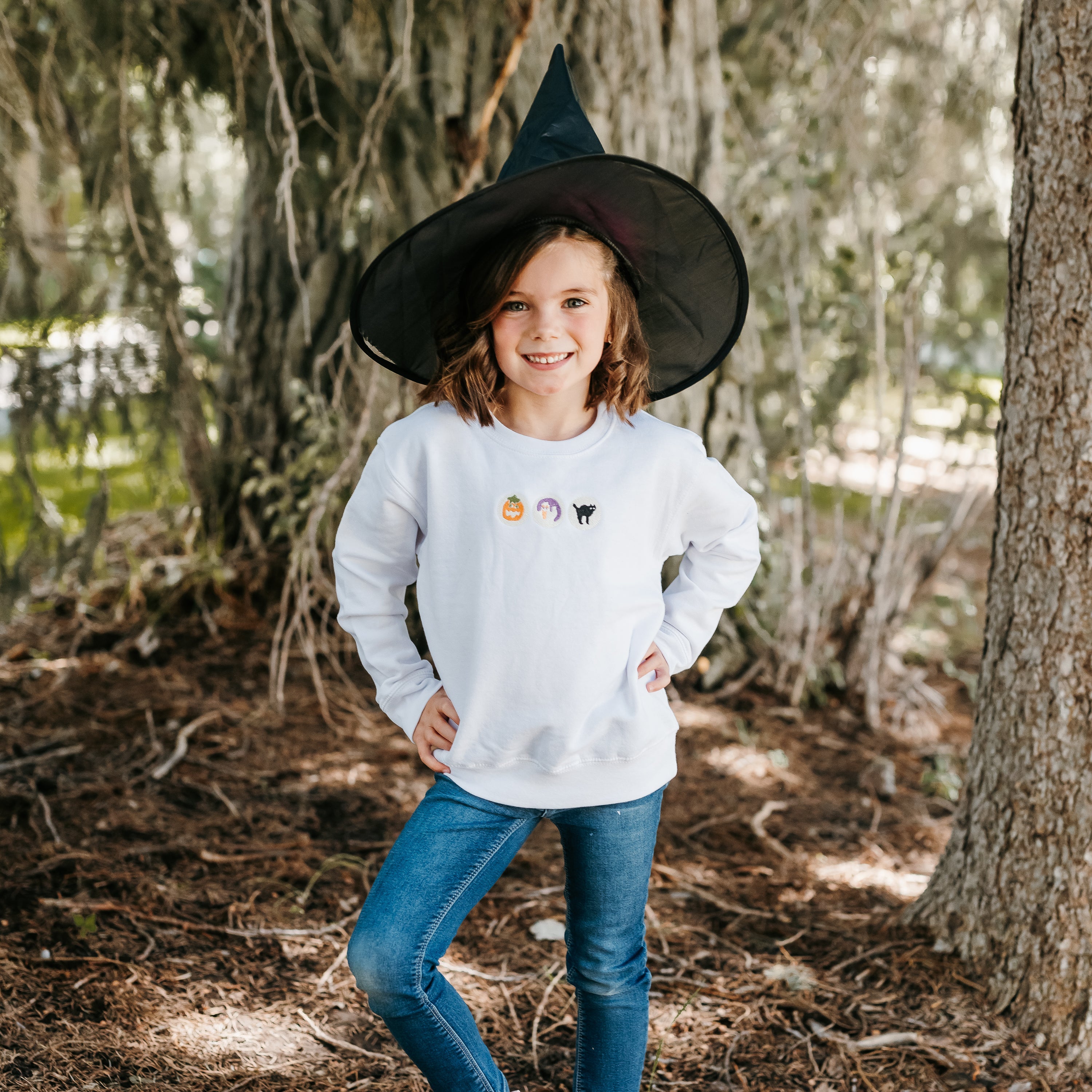 Embroidered Child Sweater - Halloween Cookies Little Mama Shirt Shop