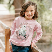 Rollin' Into Halloween - Child Sweater Little Mama Shirt Shop