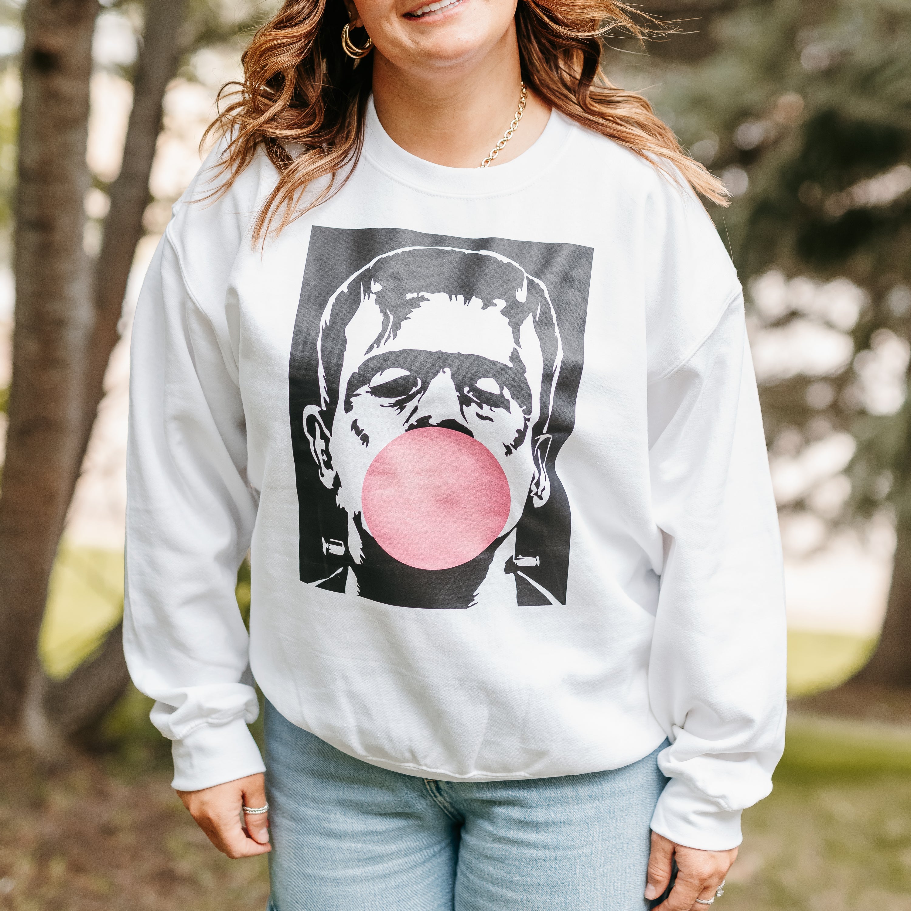 FRANK. - Basic Fleece Crewneck Little Mama Shirt Shop LLC