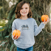 Embroidered Child Sweater - Trick or Treat Pups Little Mama Shirt Shop