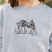 Embroidered Child Sweater - Trick or Treat Pups Little Mama Shirt Shop
