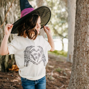 Skelton Heart Hands - Child Tee