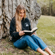Embroidered Basic Fleece Crewneck - Read in Peace Little Mama Shirt Shop LLC