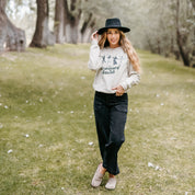 It Was a Graveyard Smash - Basic Fleece Crewneck Little Mama Shirt Shop LLC