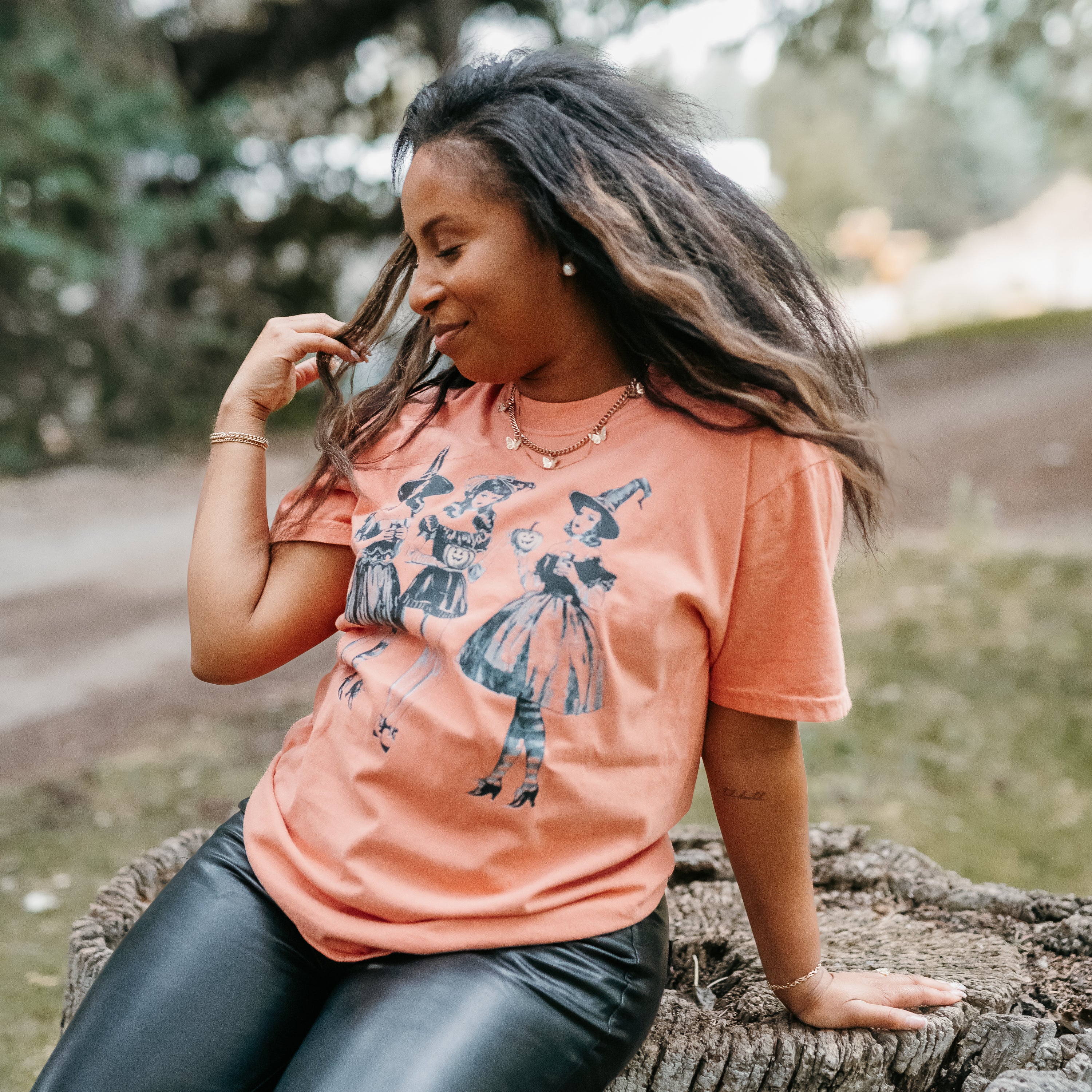 Classy Witches - Short Sleeve Comfort Colors Tee Little Mama Shirt Shop