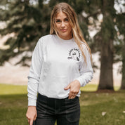 Crazy Cat Lady - POCKET DESIGN - Long Sleeve Comfort Colors Tee Little Mama Shirt Shop