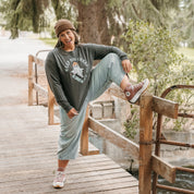 Keep On Creepin' On - Long Sleeve Comfort Colors Tee Little Mama Shirt Shop