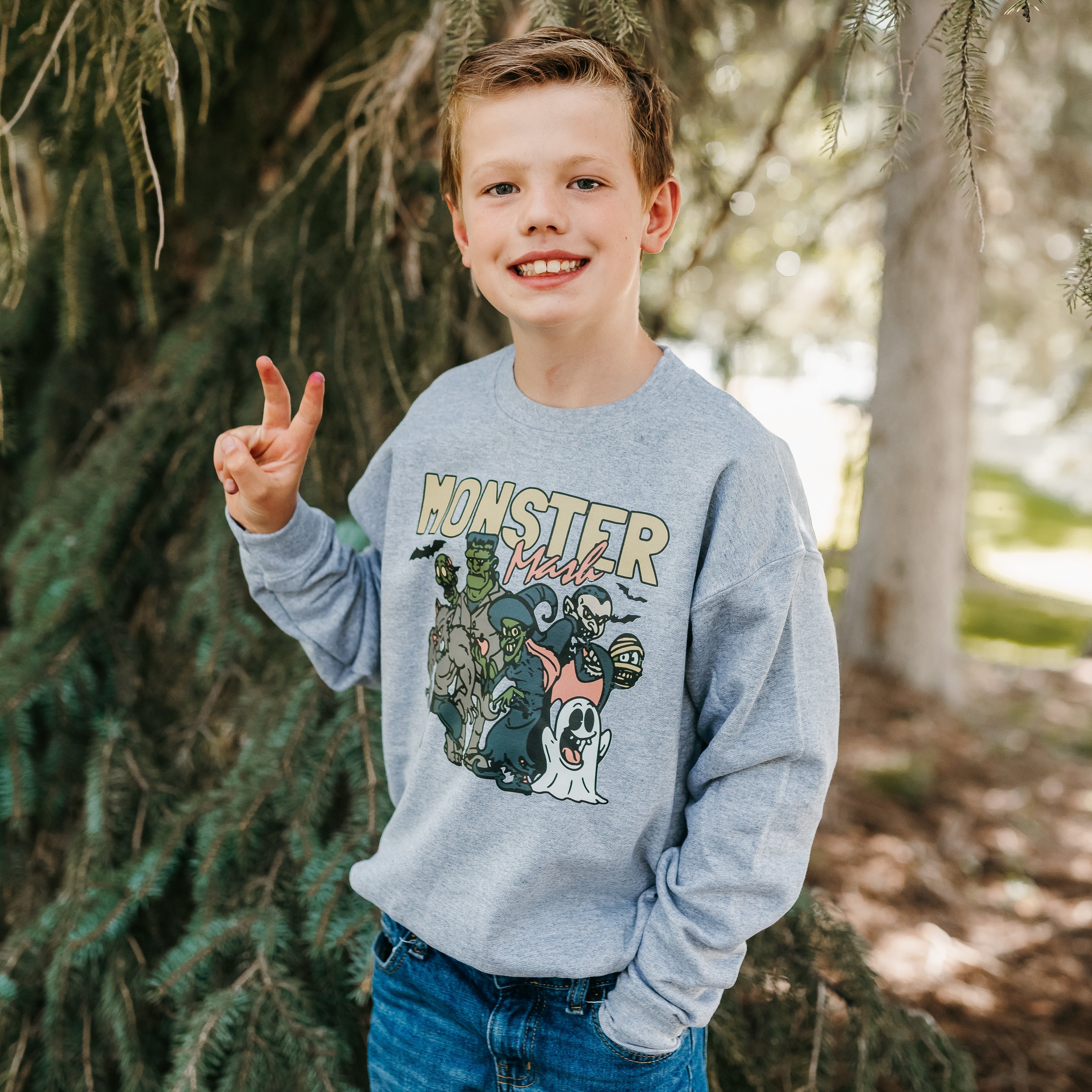 Monster Mash - Child Sweater Little Mama Shirt Shop