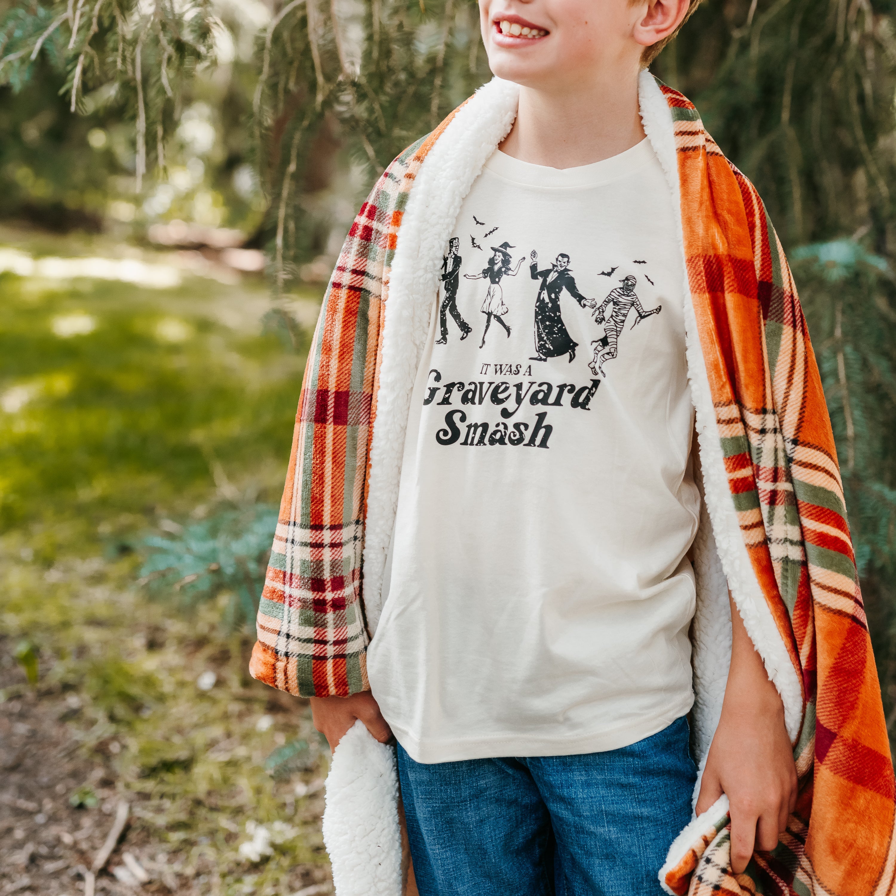 It Was a Graveyard Smash - Short Sleeve Child Shirt Little Mama Shirt Shop