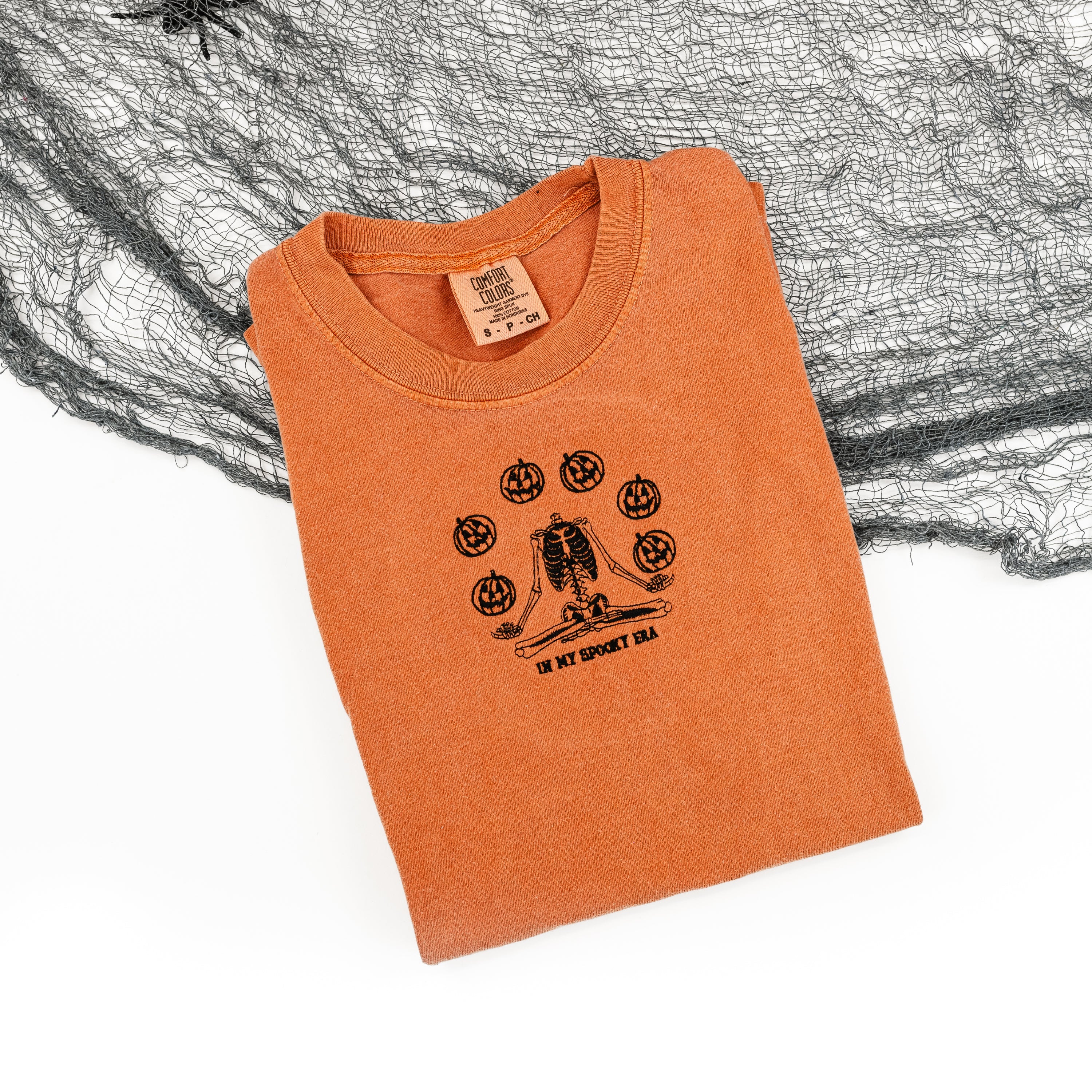 Embroidered Comfort Colors Tee - In My Spooky Era Little Mama Shirt Shop LLC