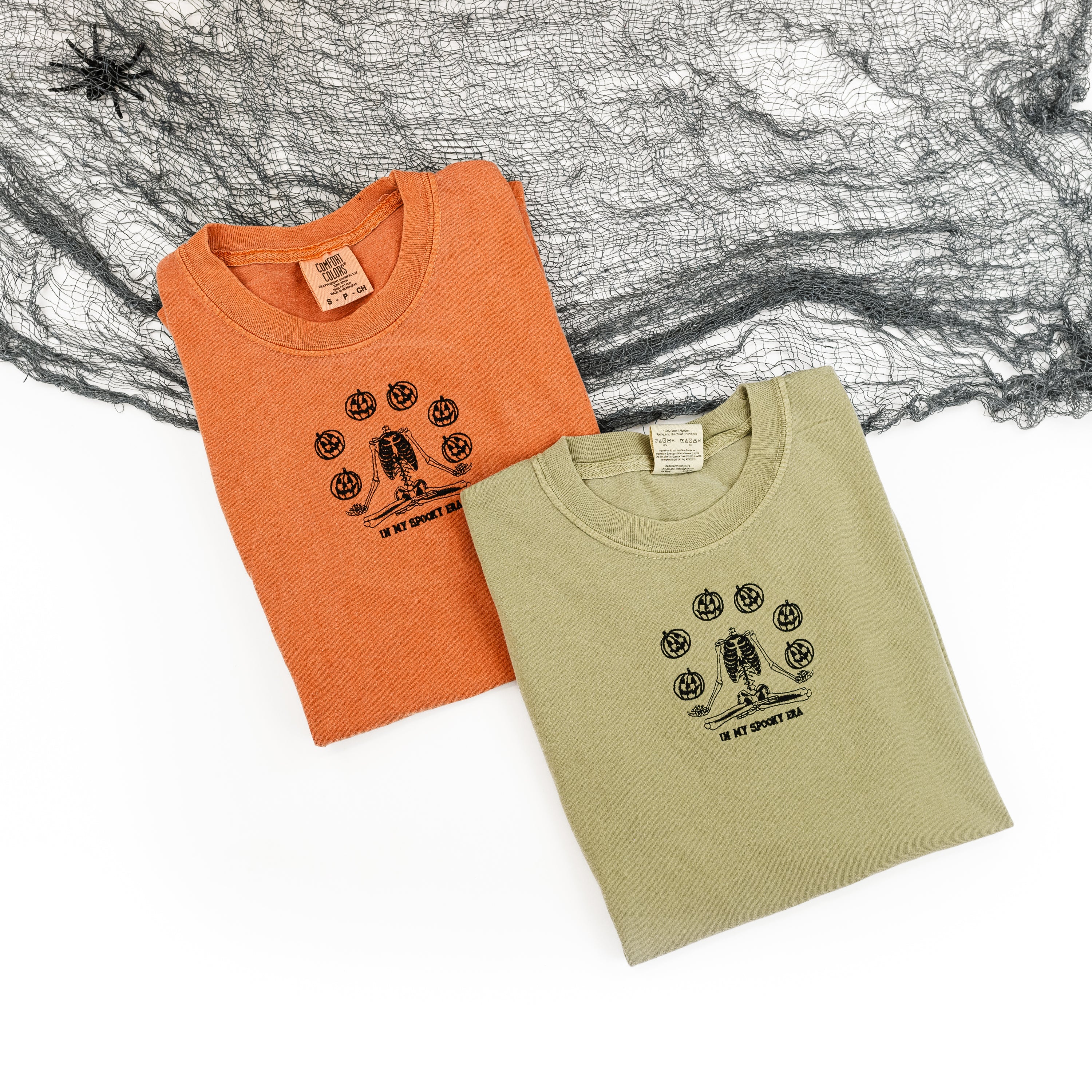Embroidered Comfort Colors Tee - In My Spooky Era Little Mama Shirt Shop LLC