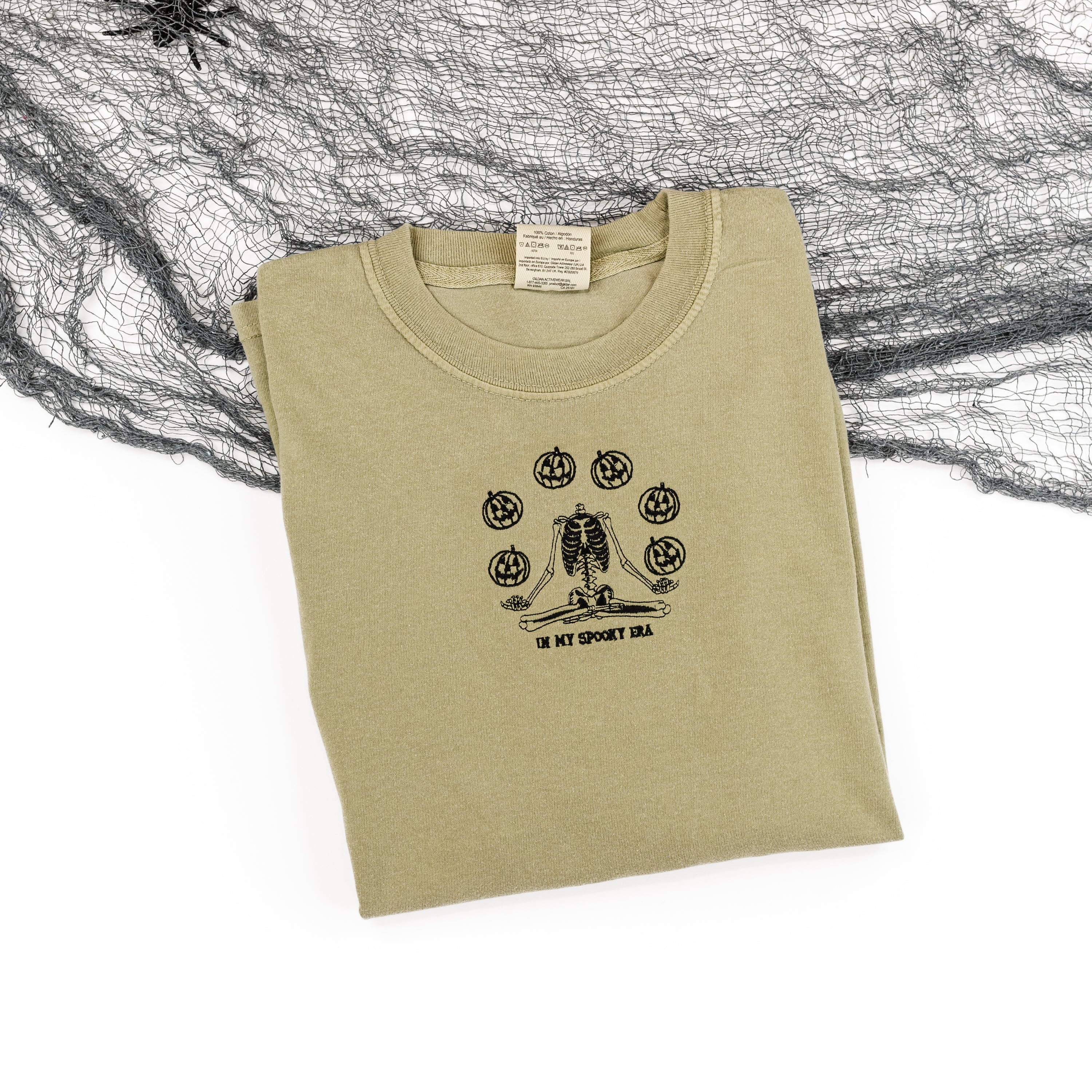 Embroidered Comfort Colors Tee - In My Spooky Era Little Mama Shirt Shop LLC
