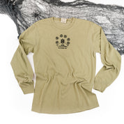 Embroidered Long Sleeve Comfort Colors Tee - In My Spooky Era Little Mama Shirt Shop LLC