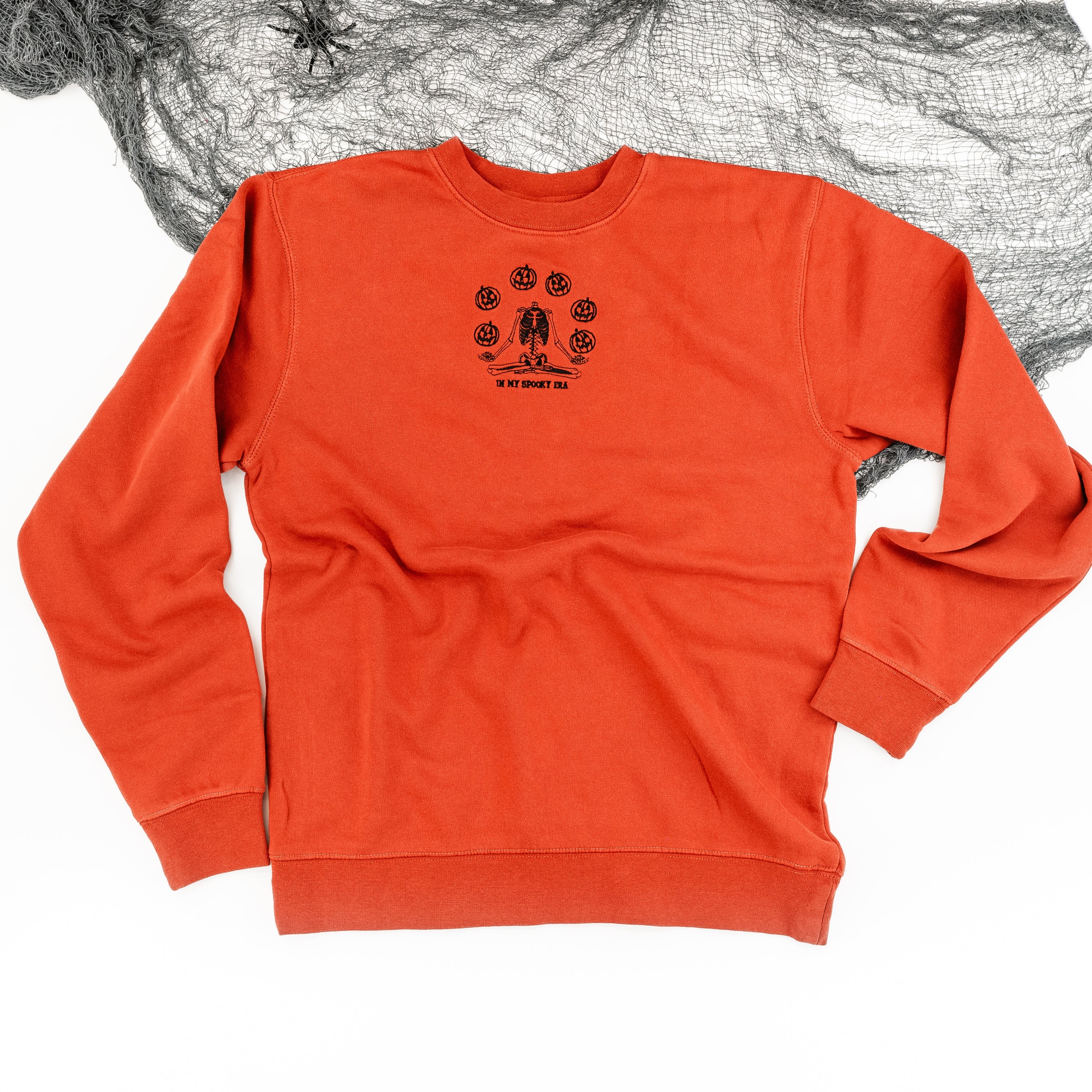 Embroidered PIGMENT Crewneck - In My Spooky Era Little Mama Shirt Shop LLC