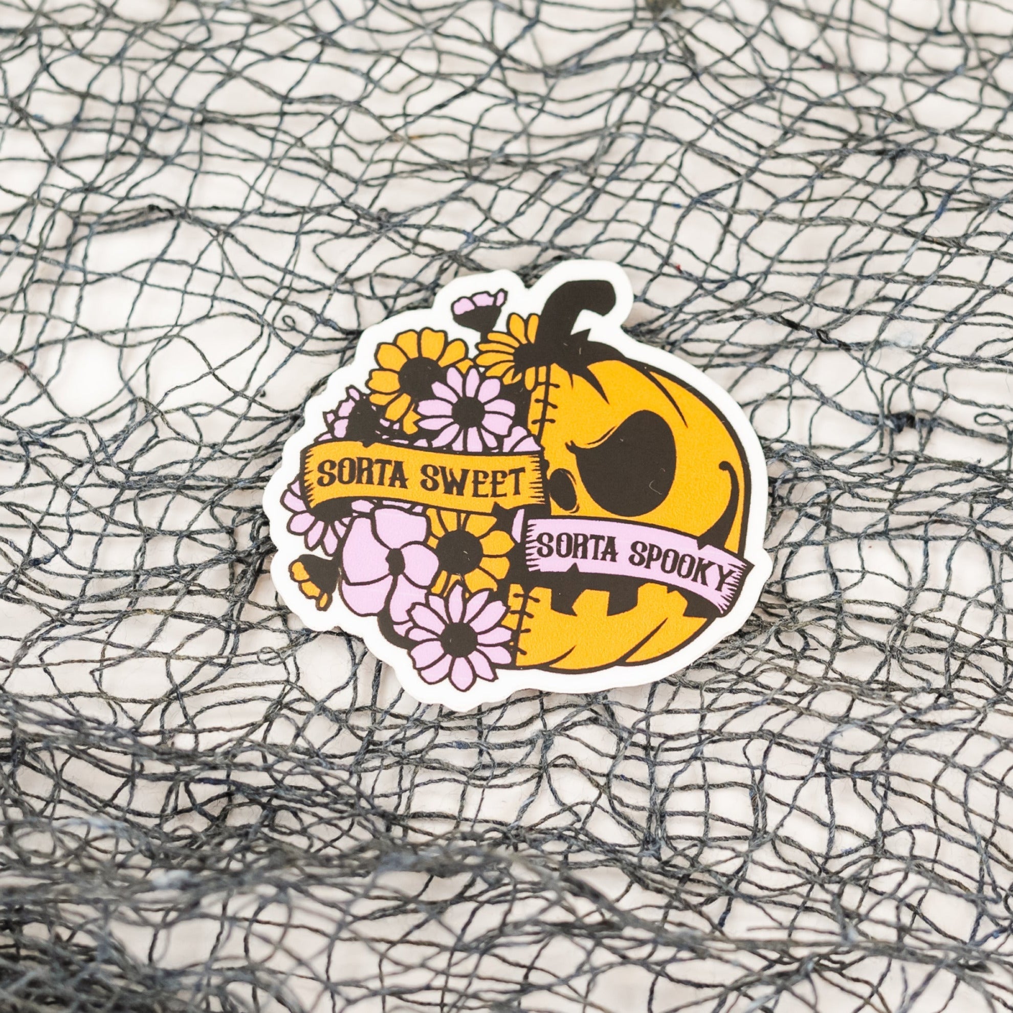 LMSS® STICKER - Sorta Sweet Sorta Spooky Little Mama Shirt Shop LLC