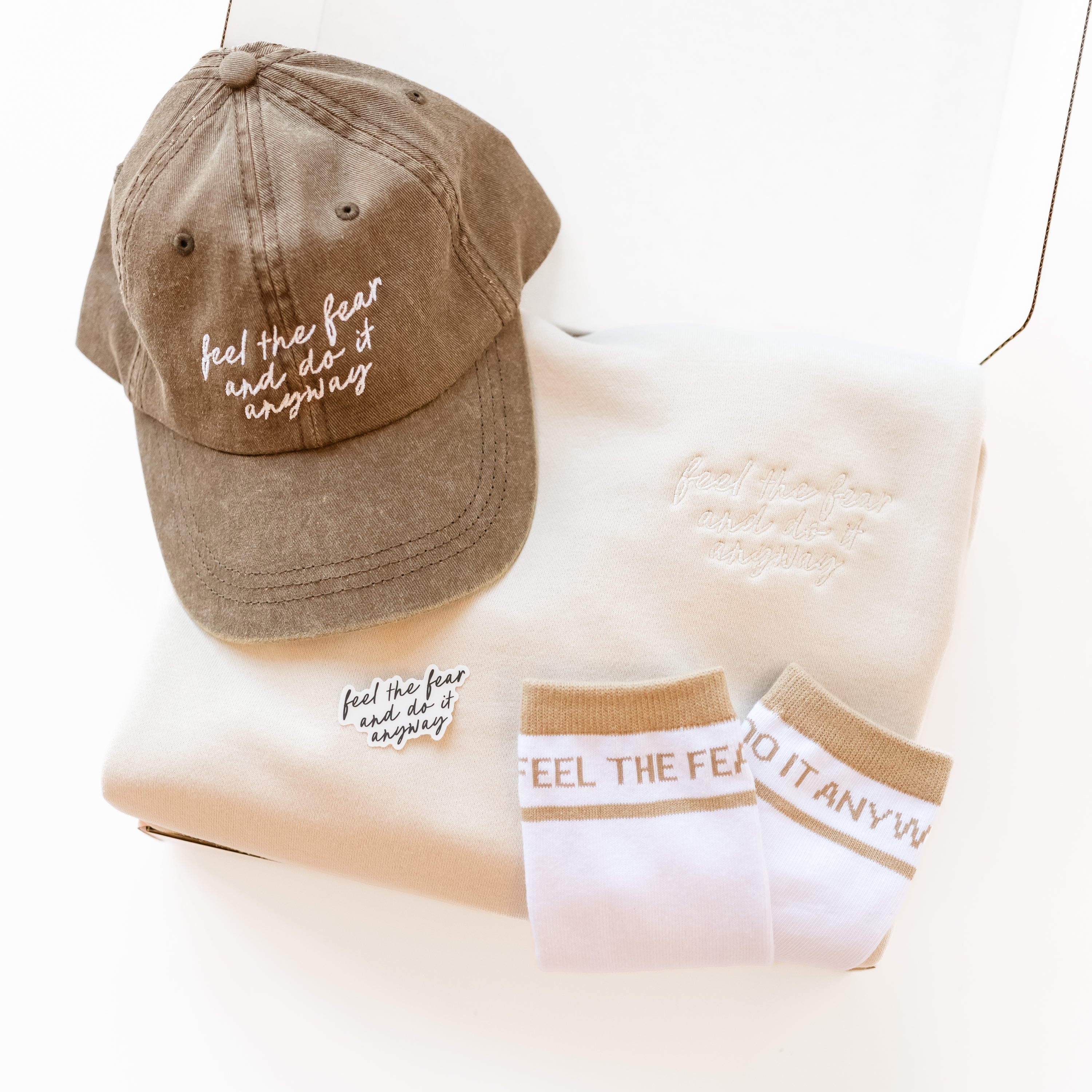 THE BRAVE BOX - (Pigment Crewneck) Little Mama Shirt Shop LLC