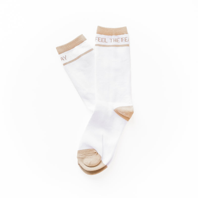 LMSS® ADULT CREW SOCKS - Feel the Fear And Do It Anyway