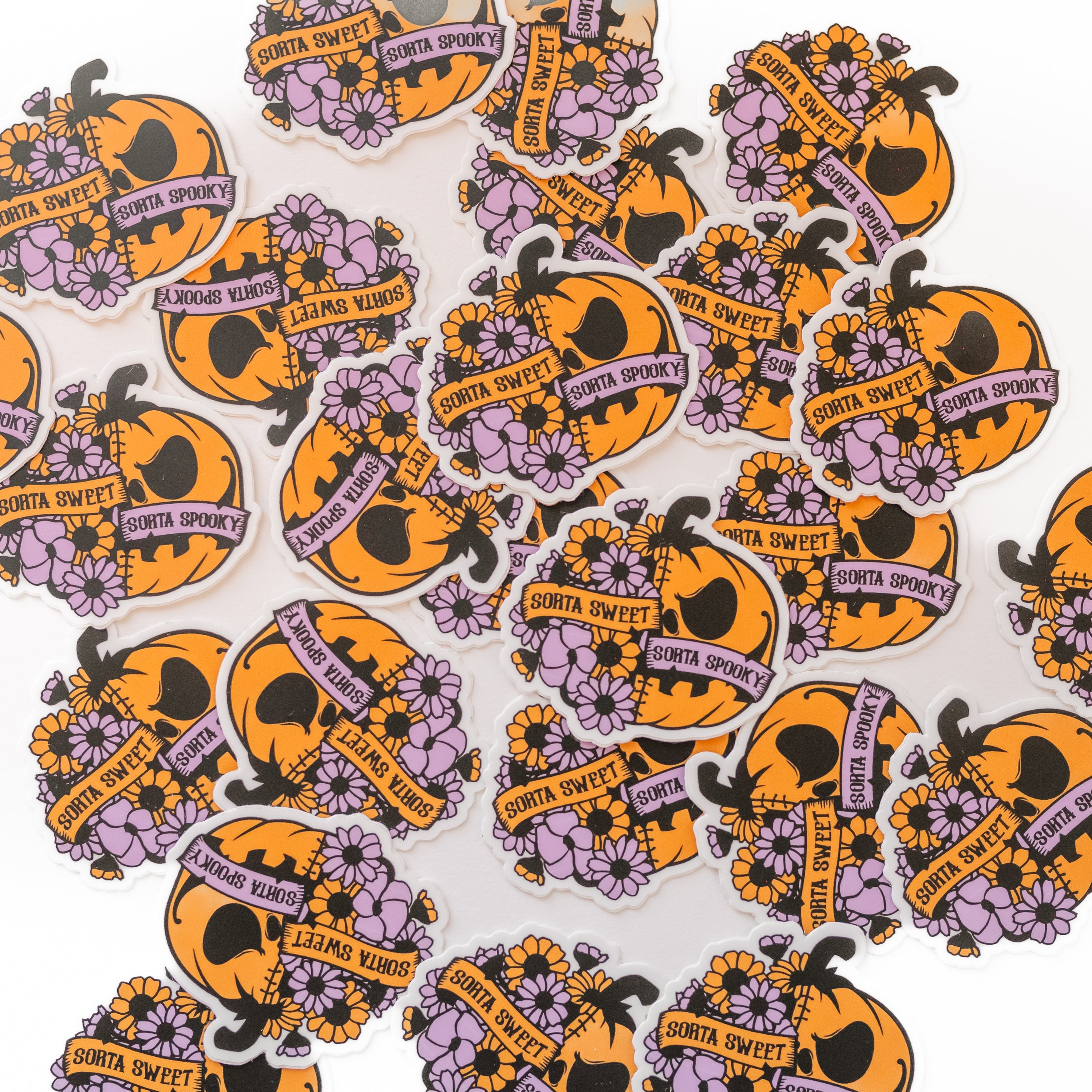 LMSS® STICKER - Sorta Sweet Sorta Spooky Little Mama Shirt Shop LLC