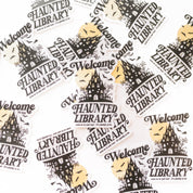 LMSS® STICKER - Haunted Library Little Mama Shirt Shop LLC