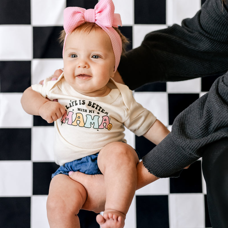 THE RETRO EDIT - Life is Better with My Mama - Short Sleeve Child Shirt