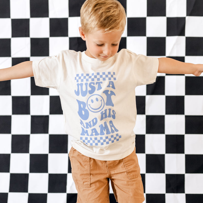 THE RETRO EDIT - Just a Boy and His Mama - Short Sleeve Child Shirt