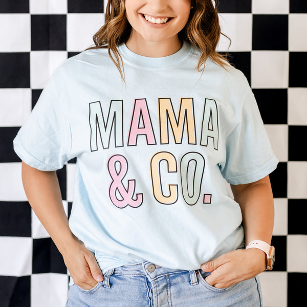 THE RETRO EDIT - Mama & Co. - SHORT SLEEVE COMFORT COLORS TEE