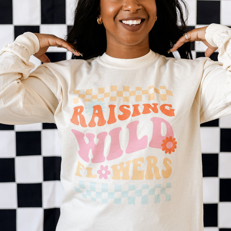 THE RETRO EDIT - Raising Wildflowers (Plural) - LONG SLEEVE COMFORT COLORS TEE