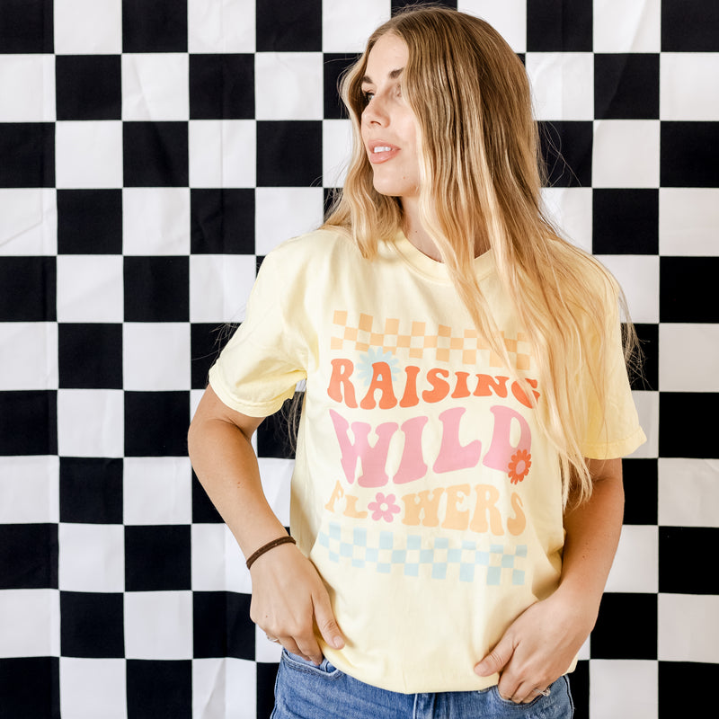 THE RETRO EDIT - Raising Wildflowers (Plural) - SHORT SLEEVE COMFORT COLORS TEE