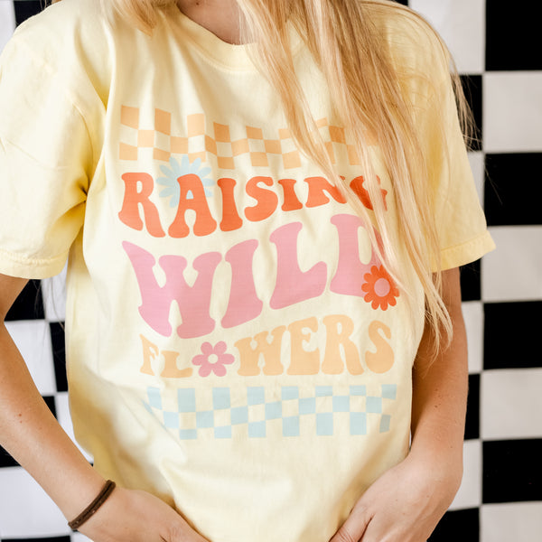 THE RETRO EDIT - Raising Wildflowers (Plural) - SHORT SLEEVE COMFORT COLORS TEE