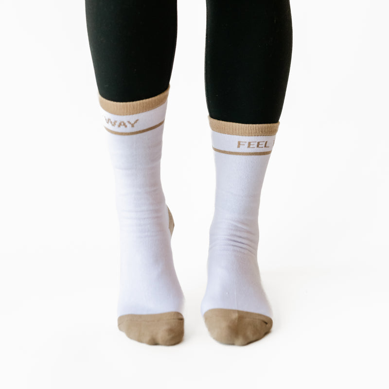 LMSS® ADULT CREW SOCKS - Feel the Fear And Do It Anyway