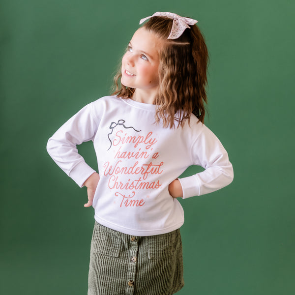 Simply Havin' A Wonderful Christmas Time - Child Sweater