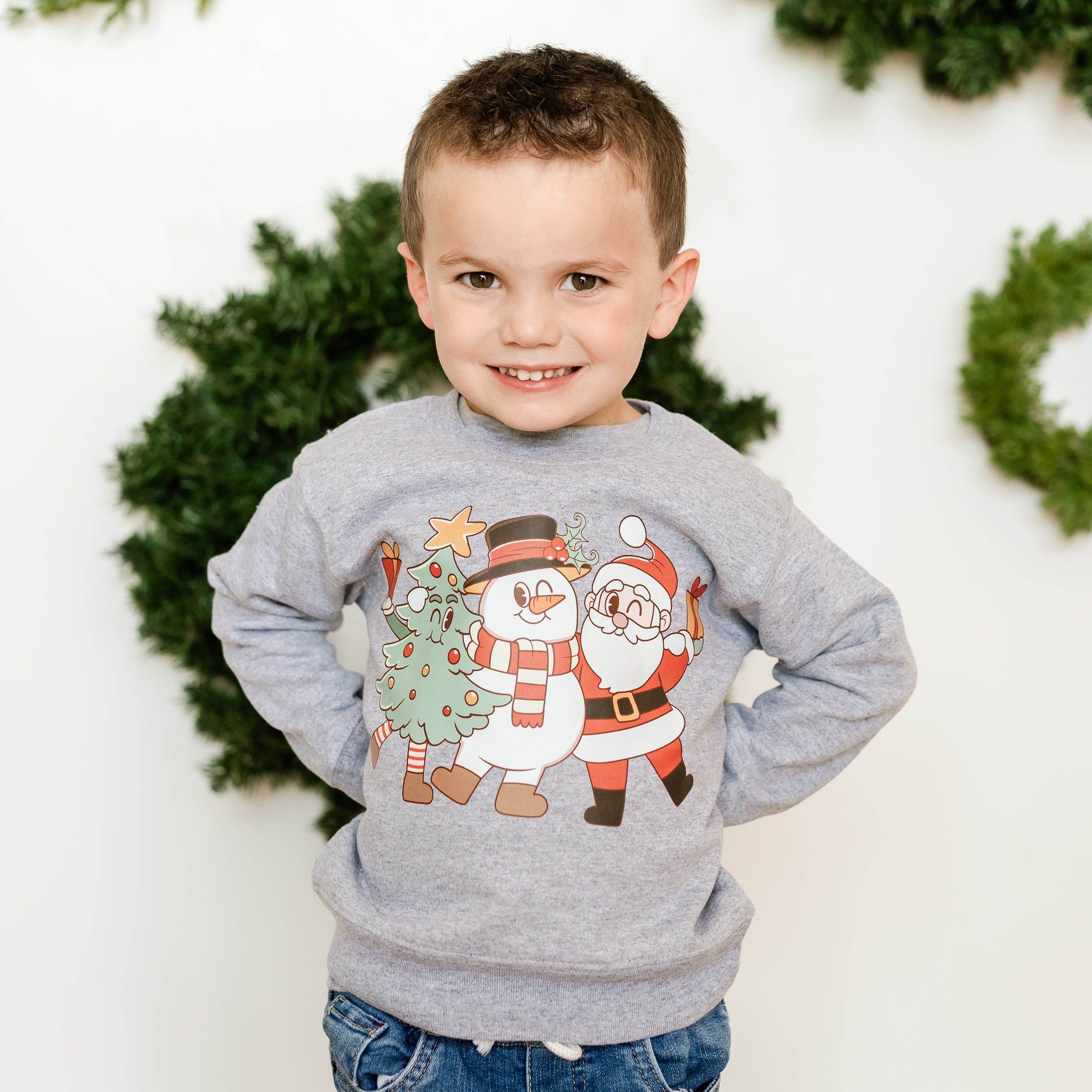 Christmas Pals - Child Sweater Little Mama Shirt Shop