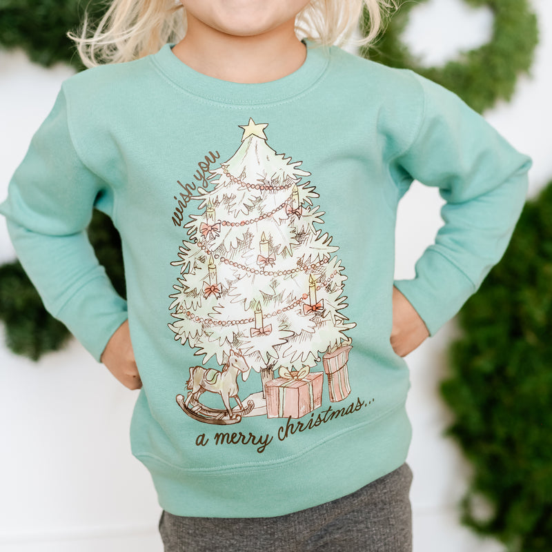 Wish You A Merry Christmas - Child Sweater