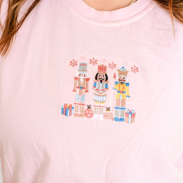 Embroidered Nutcrackers - Comfort Colors Tee