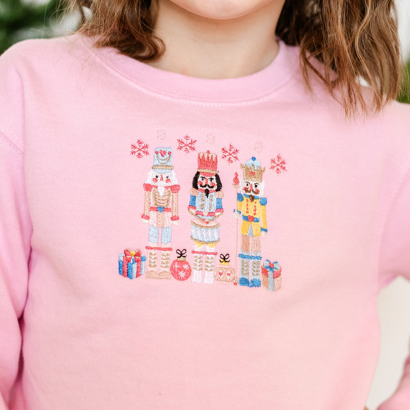 Embroidered Nutcrackers - Child Sweater