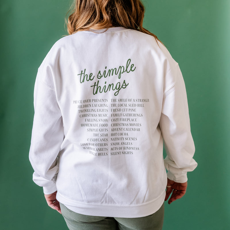 Notice The Simple Things - Simple Things List (f&b) - BASIC Fleece