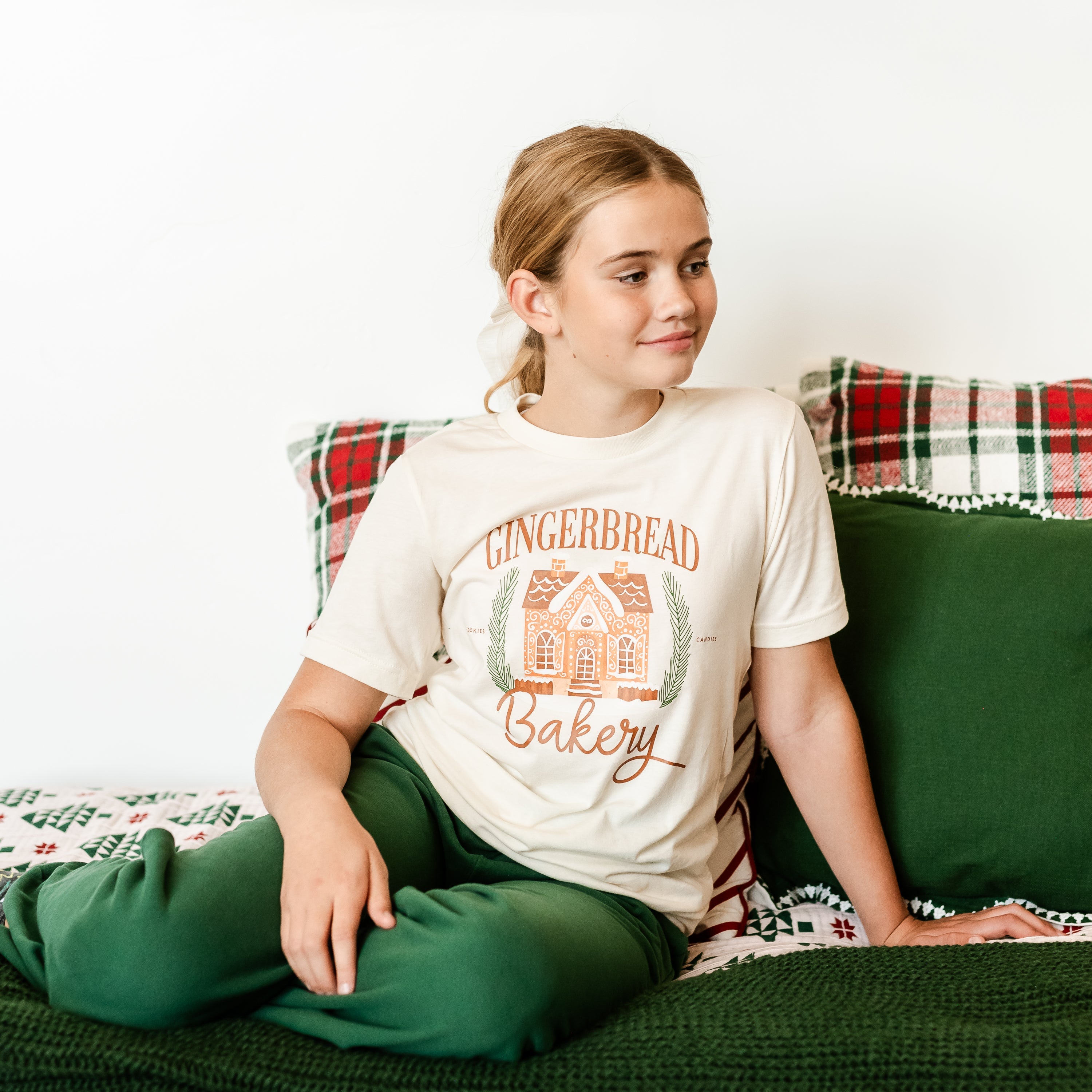 Gingerbread Bakery - Child Tee Little Mama Shirt Shop