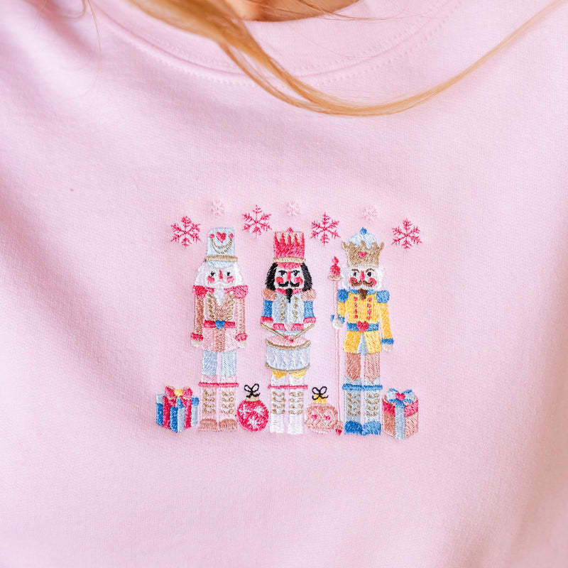 Embroidered Nutcrackers - BASIC Fleece Crewneck