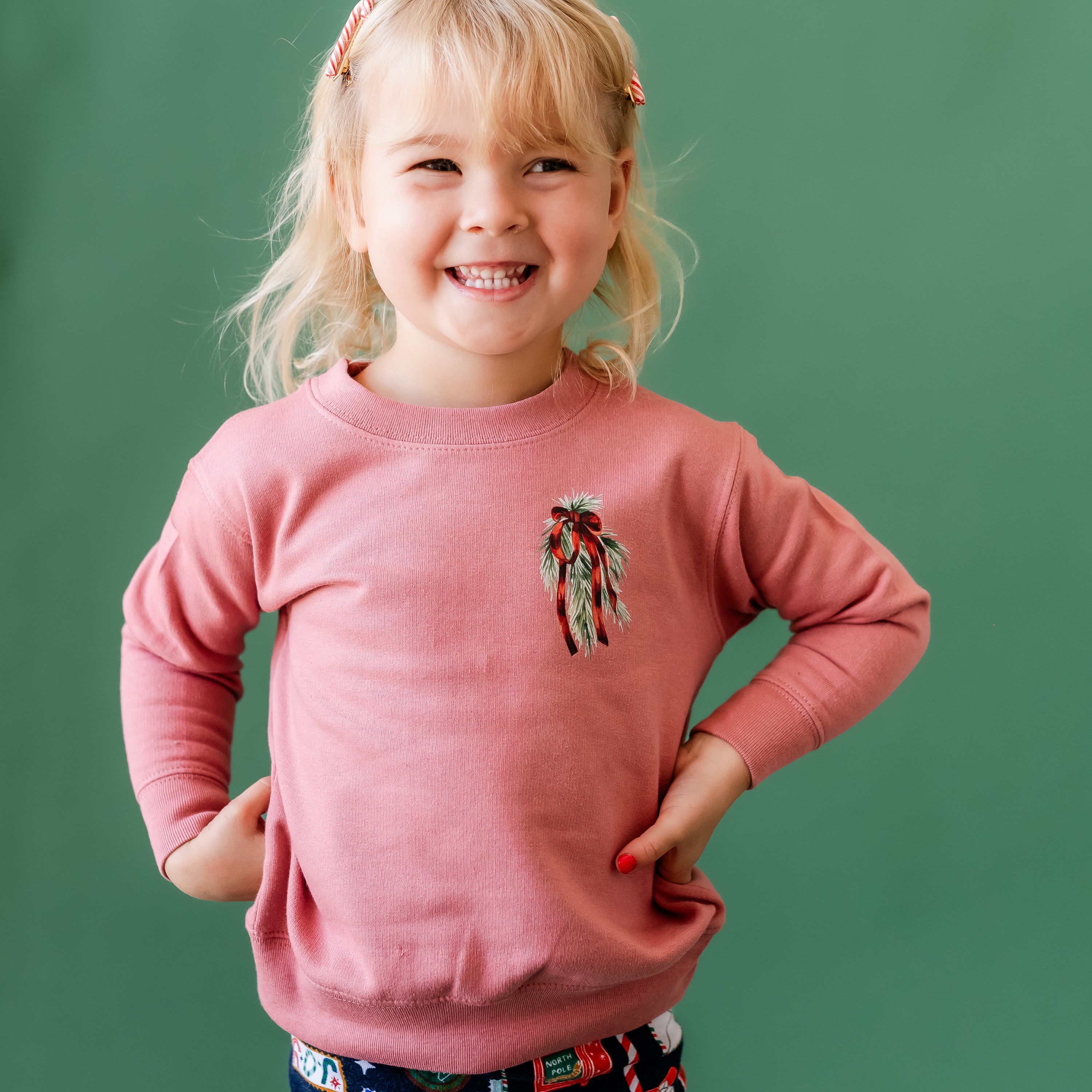 Merry Everything Happy Always (pf&b) - Child Sweater Little Mama Shirt Shop